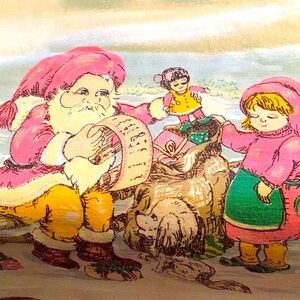 Vintage XMas tablecloth